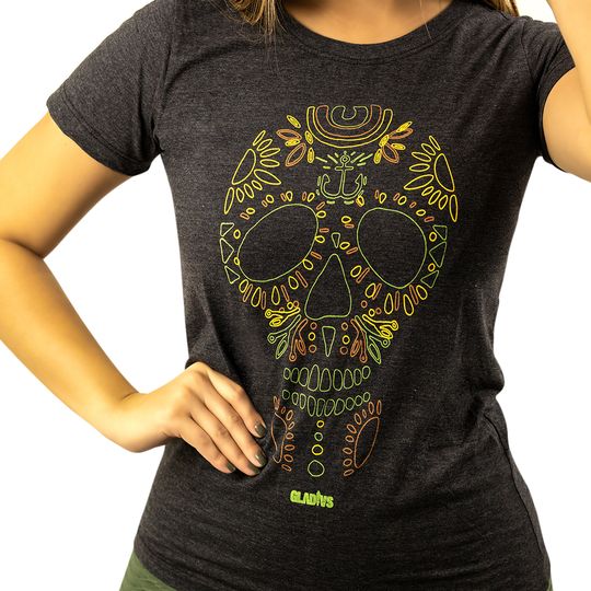 Camiseta Gladius Dark Skull Feminina Cam Gld Dark Skull F P